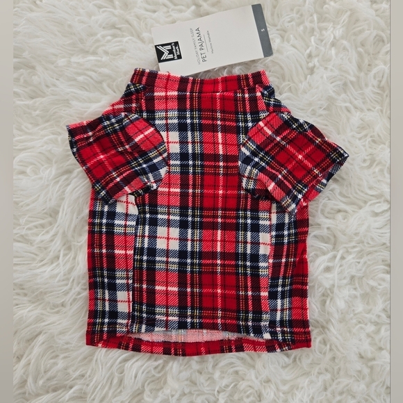 Member's Mark Sleep Pet Pajama Coat. Color: Let It Snow. Size Small. Ne… - Picture 3 of 7